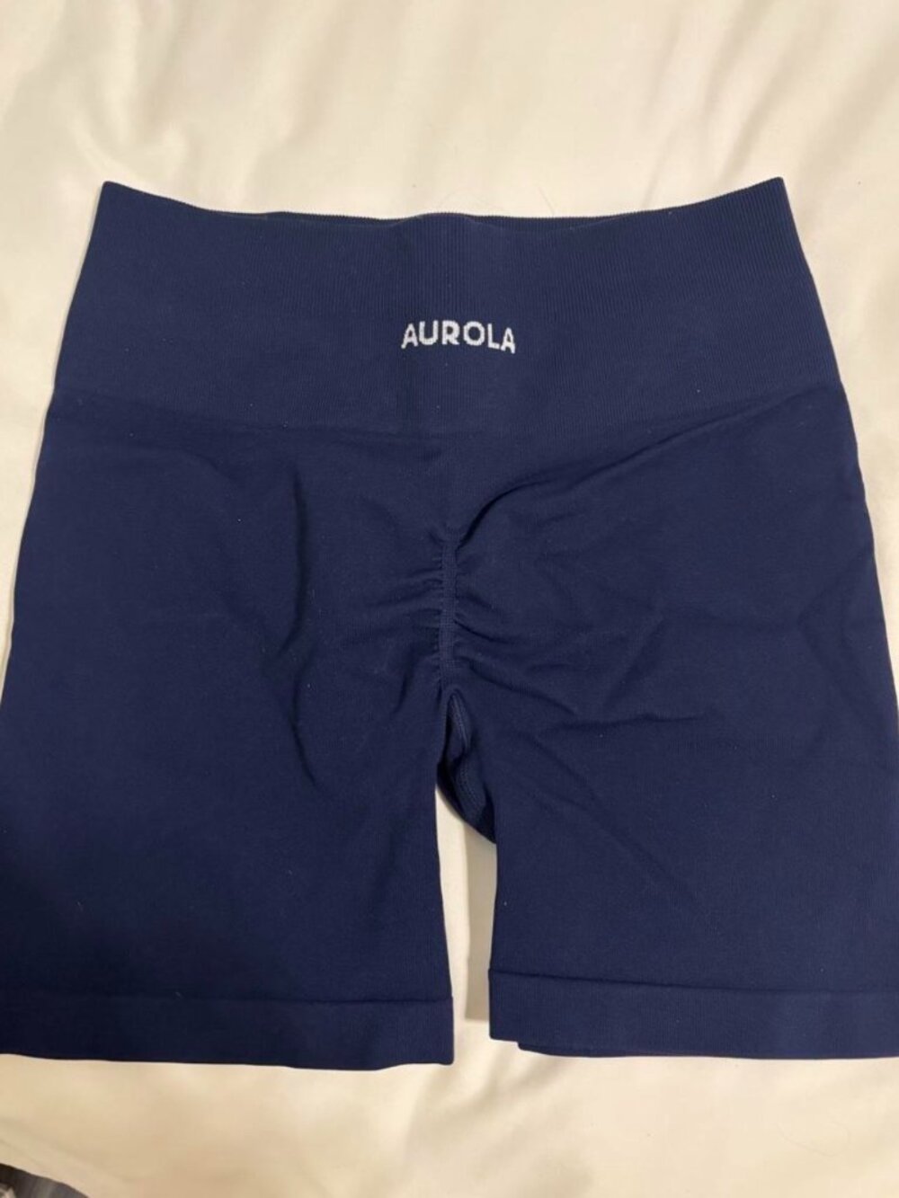 Blue Aurola Biker Shorts